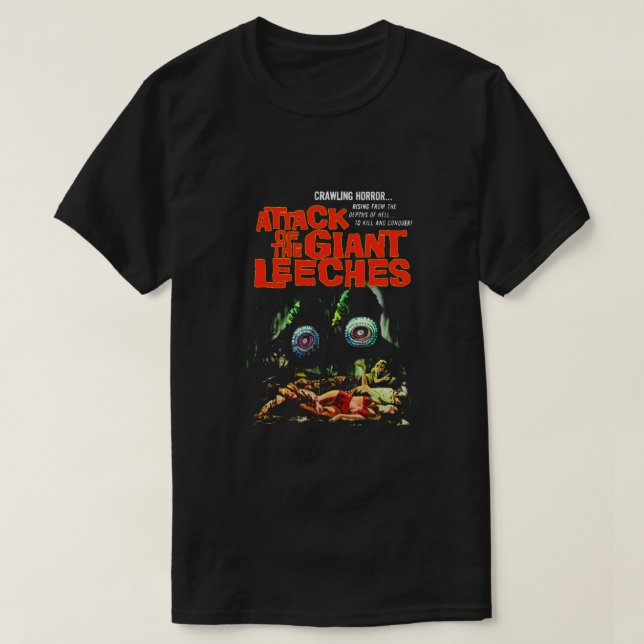 Attacken mot de stora ligorna poster grundläggande t shirt (Design framsida)