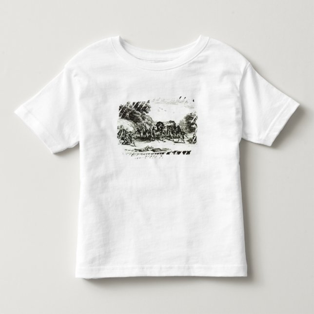 Attacken på diligensen tee shirt (Framsida)