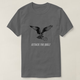 Attacker mot boll! Tennis Hawk T Shirt