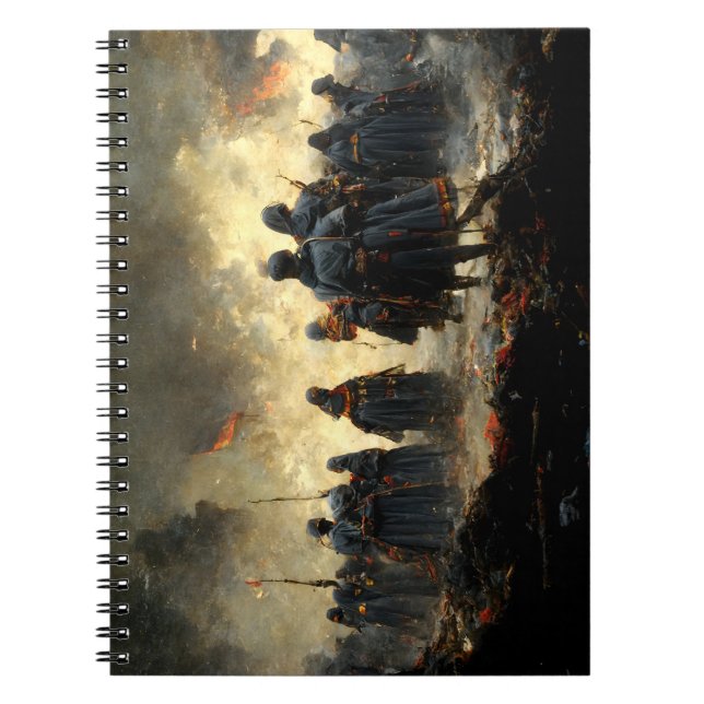 Attacker mot ställe anteckningsbok (Framsidan)