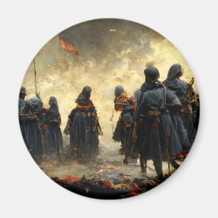 Attacker mot ställe magnet