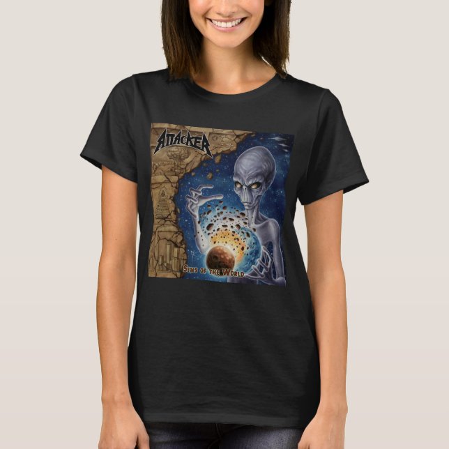 Attacker - Sins of the World album 2016 T Shirt (Framsida)