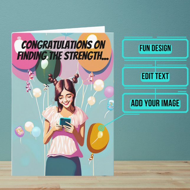 Attacker Span Lundny Dotter Kort (This is a unique and fun birthday card for your daughter.)