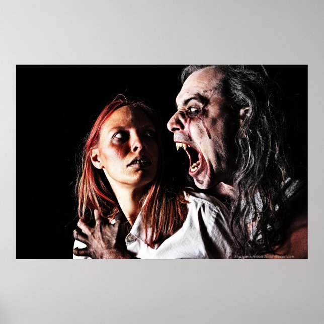 "Attackerad" av Andrew Gettler Poster (Framsidan)