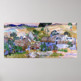 Attackerna i Tak från Backe av Vincent van Gogh Poster