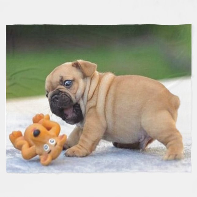 ATTACKHUND FLEECEFILT (Framsidan (Horisontell))