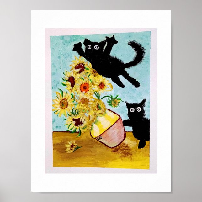 Attacking van Gogh Poster (Framsidan)