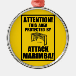 AttackMarimba Julgransprydnad Metall
