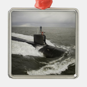 Attackubåt i Virginia-klass Julgransprydnad Metall