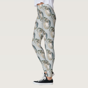 Åttahornad Argonaut, Gamla Marina Djur Leggings