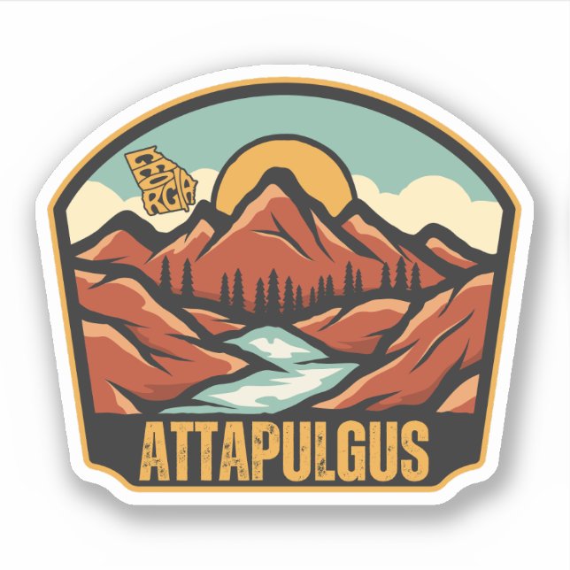 Attapulgus, Georgia Klistermärken (Framsida)