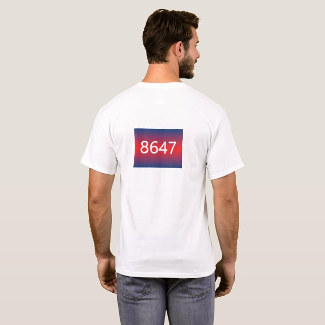 åttatusensexhundrafyrtiosju t shirt (Hel baksida)