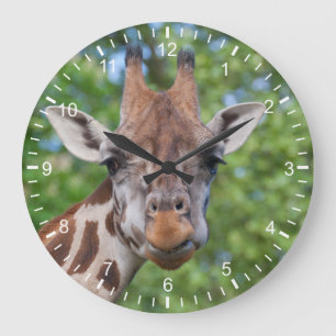 Attě Giraffe Stor Klocka