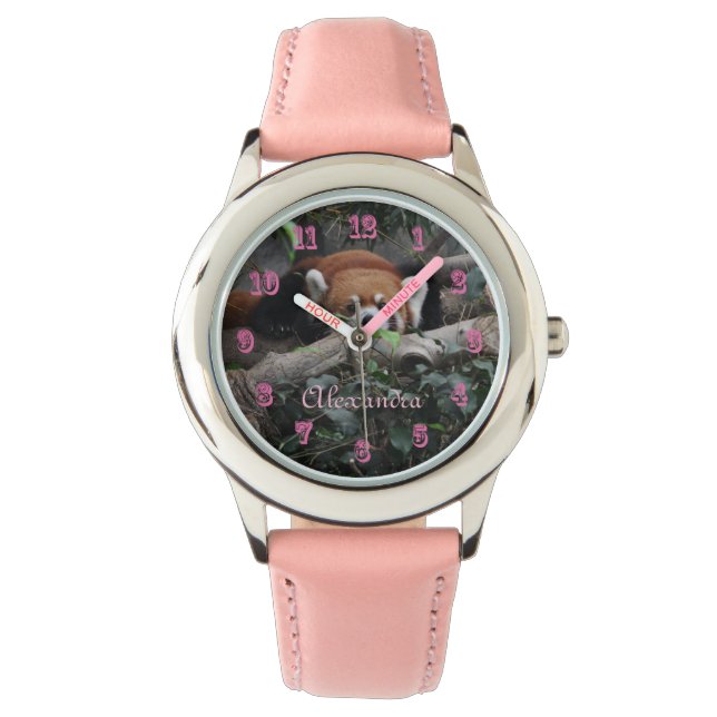 Attě Red Panda in the zoo Armbandsur (Framsida)