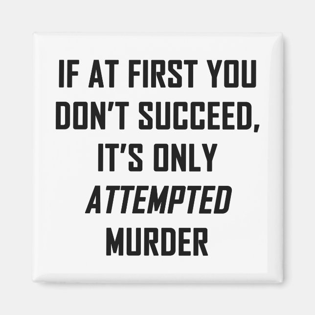 Attemerat mord magnet (Framsidan)