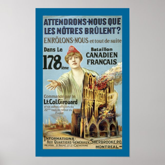 Attendrons-Nous (canvas) Poster (Framsidan)