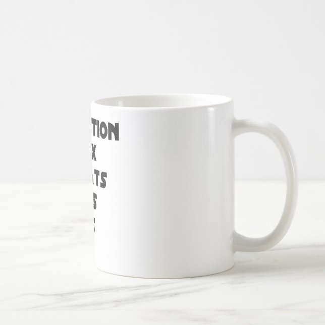 ATTENTION AUX DÉGÂTS DES OS - Jeux de mots Kaffemugg (Höger)