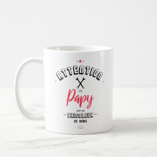 Attention ce papy est un bricoleur de genie kaffemugg
