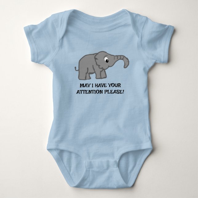 Attention Search Elephant T Shirt (Framsida)