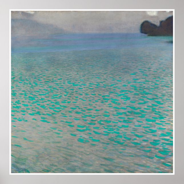 Attersee Gustav Klimt Poster (Framsidan)
