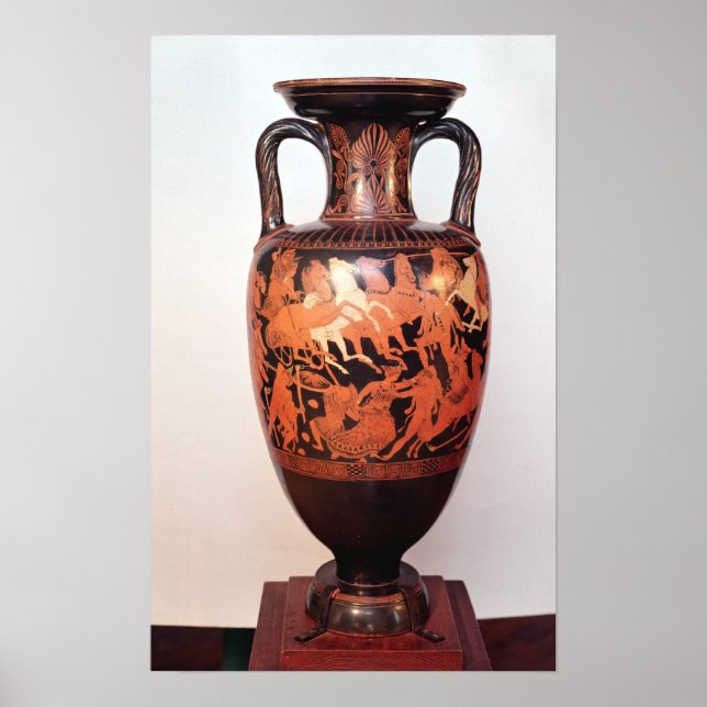 Attic Red figur amphora Poster (Framsidan)