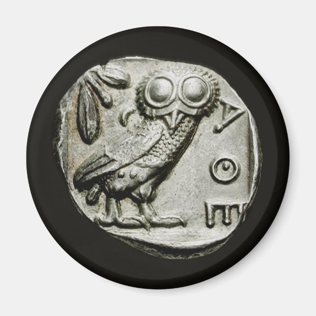 Attica Tetradrachm Owlthena Magnet (Framsidan)