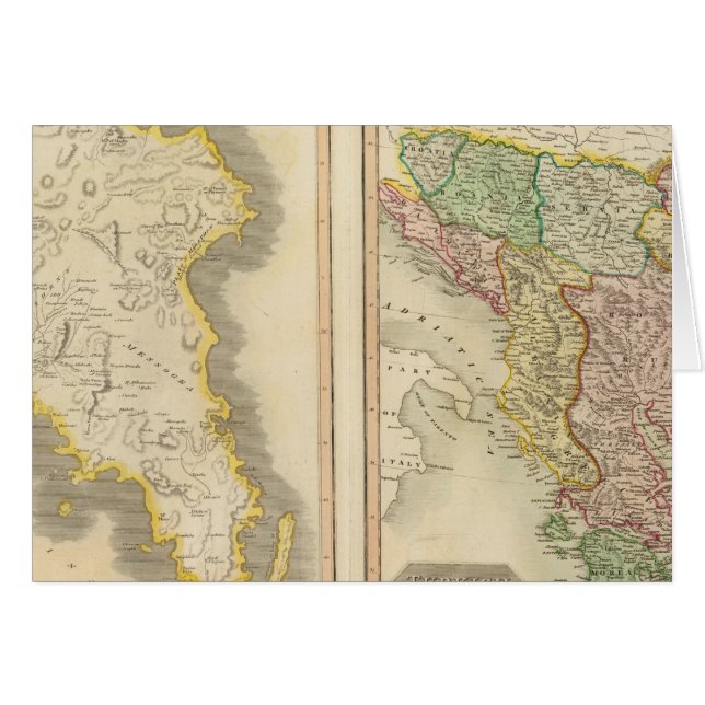 Attika, Turkiet i Europa Hälsningskort (Framsidan Horizontal)