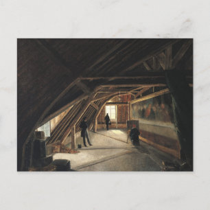 Attiken hos ett museum vykort