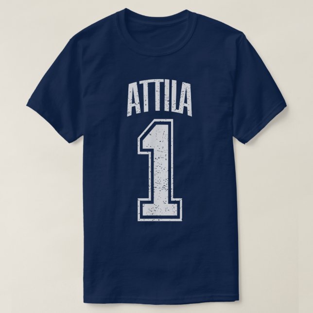 Attila Supporter nummer 1 Underbarare Fläkt  T Shirt (Design framsida)