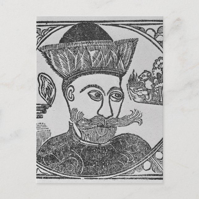 Attila the Hun Vykort (Framsida)