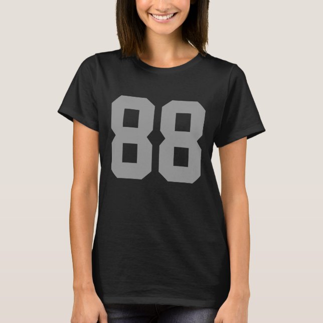 Åttioåtta Enkel Nummer T Shirt (Framsida)
