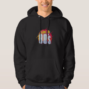 Åttiotal Kostymfest Nostalgiska 1980-talet Jag Äls Hoodie