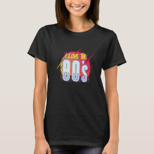 Åttiotal Kostymfest Nostalgiska 1980-talet Jag Äls T Shirt