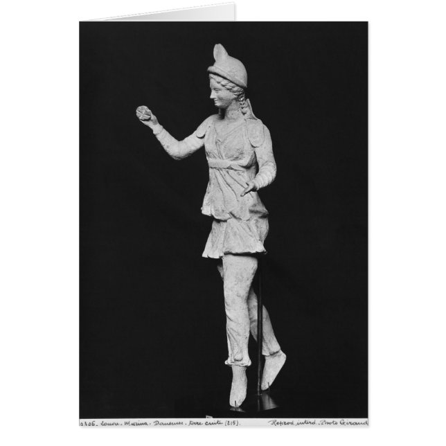 Attis dans, hellenistisk period hälsningskort (Framsidan)