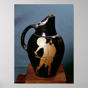 Attisk röd-figur oinochoe poster