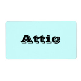 Attiska Flytta-etiketter i Light Himlar Blue Fraktsedel