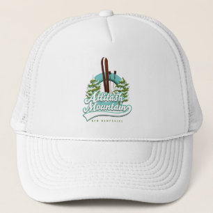 Attitash Mountny Hampshire ski logotyp Keps