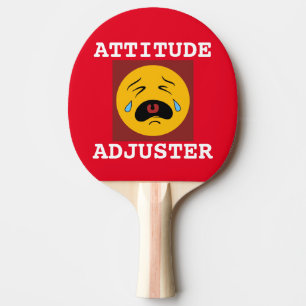 ATTITUDE ADJUSTER FUNNY Ping Pong Paddles Pingisracket