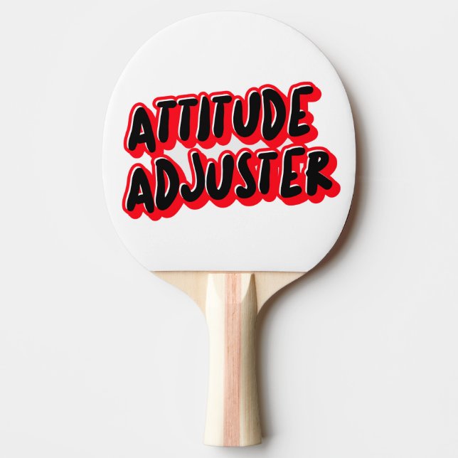 ATTITUDE ADJUSTER PING PONG PADDLE PINGISRACKET (Framsidan)
