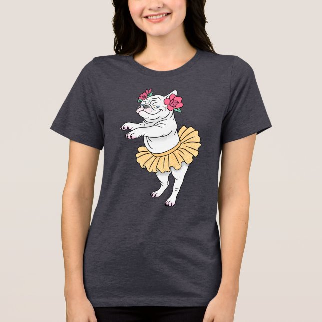 Attitude En Pointe | T-Shirt (Framsida)