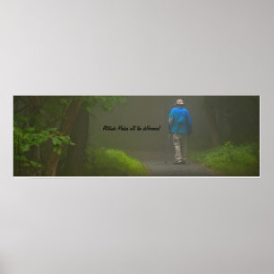 Attitude Gör att alla skillnader Poster 12" x 36"