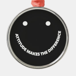 Attitude Makes The Difference Motivational Saying  Julgransprydnad Metall