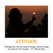 ATTITUDE-motiverande poster