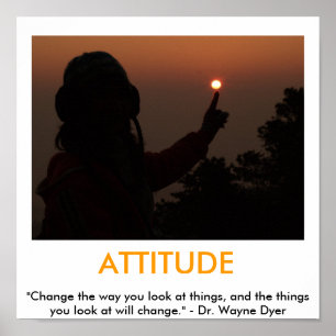 ATTITUDE-motiverande poster