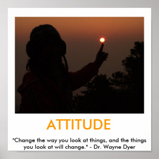ATTITUDE-motiverande poster