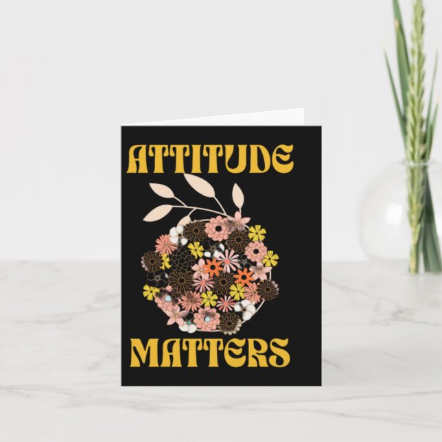 Attitude S Sticker Kort (Framsida)