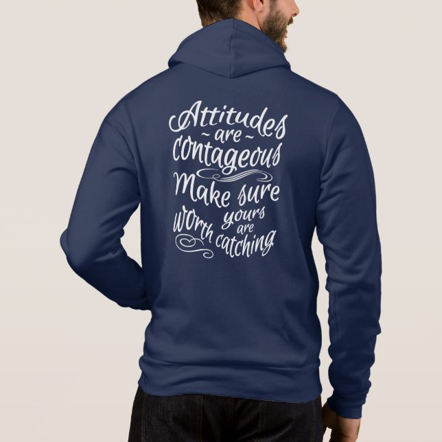 ATTITUDES anpassade namn T Shirt (Baksida)
