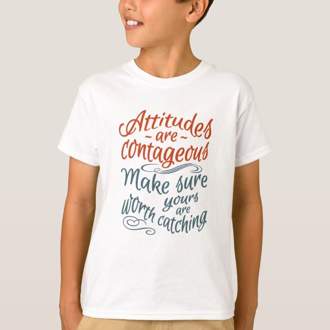 ATTITUDES motivationsskjortor & jacka T-shirt (Framsida)