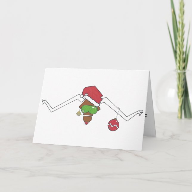 Attitudinous Animals® Lone Star Steer jul Helgkort (Framsida)