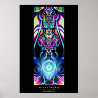 Attityd är allt poster